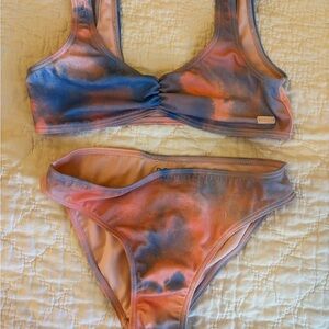 Girls Roxy Pastel Pink Bikini Set